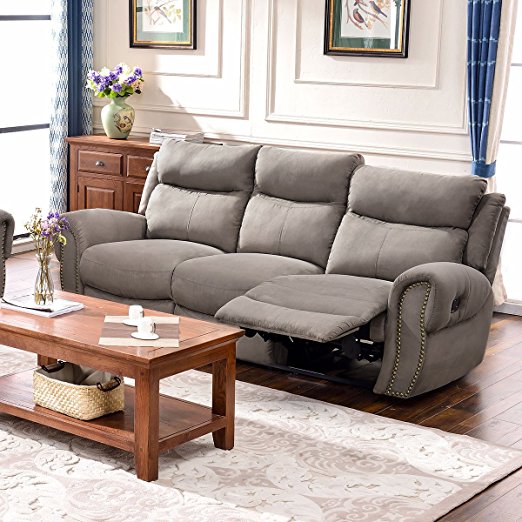 Harper & Bright Designs Sectional Sofa Set Including Chair, Loveseat and 3-Seat Sofa Recliner (3-Seat Recliner)