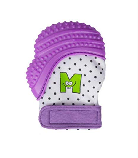 Mouthie Mitt Baby Teething Glove Purple