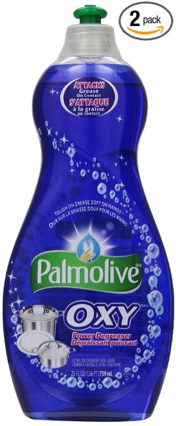 Palmolive Ultra Oxy-plus Power Degreaser Dish Liquid, 25 Ounce (Pack of 2)