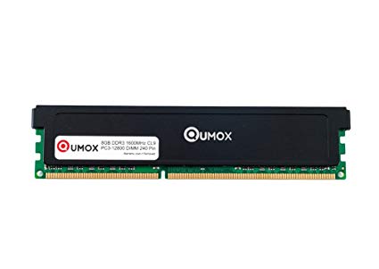 QUMOX 8GB DDR3 1600 PC3-12800 PC-12800 (240 PIN) DIMM MEMORY Module XMP CL9