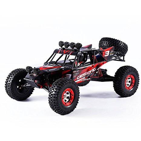 OCDAY Remote Control Car RC 1/12 Scale 4WD, High Speed Remote Control Car Desert Off-road Truck Best Christmas Gift for RC enthusiasts and kids