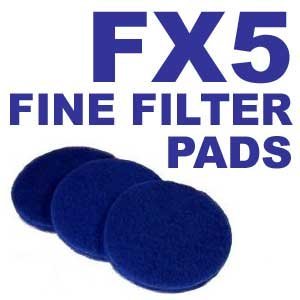 21 Fine Filter Pads for Fluval FX5 / FX6 by Zanyzap