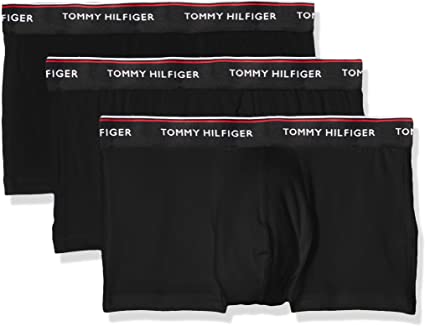 Tommy Hilfiger Men's Low Rise 3 Pack Premium ESS Boxer Shorts