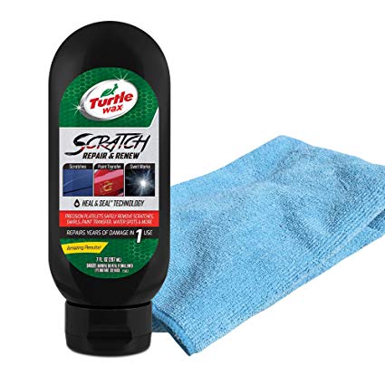 Turtle Wax 53224 Scratch Repair & Renew with Premium Microfiber Towel, 7. Fluid_Ounces