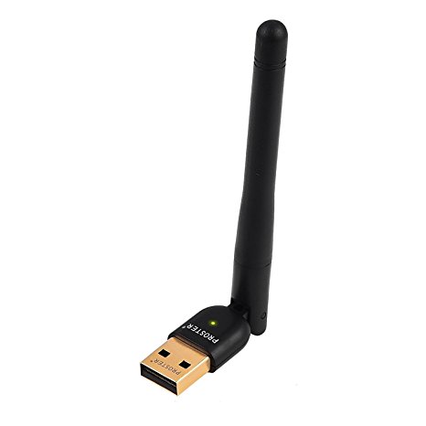 Wireless USB Adaptor 600 Mbps Dual Band Wifi Dongle AC600 5GHz/2.4GHz Wireless Network Adapter with 5dBi Antenna Supports 802.11ac Standard USB Network Adapter for Windows 8.1/ 8/ 7/ XP 32bit 64bit MAC OS X
