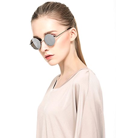Women Vintage Fashion Round Arrow Style Wayfarer Polarized Sunglasses for Women