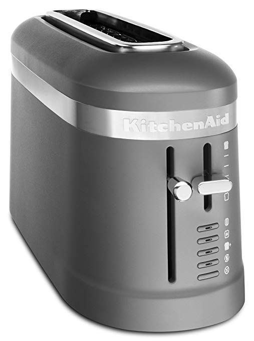 KitchenAid KMT3115DG Long Slot Toaster, 2 Slice, Matte Charcoal Grey