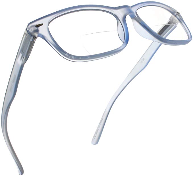 Fiore Bifocal Reading Glasses Bi Focal Readers For Men Women With Spring Hinges