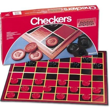 Pressman Checkers Board Games by Pressman Toy