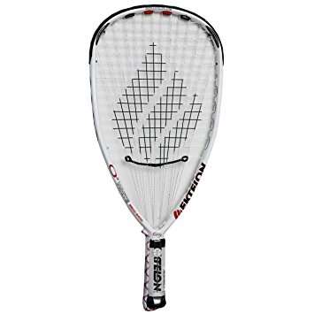Ektelon O3 White Ss Racquetball Racquet, Grip 3 5/8
