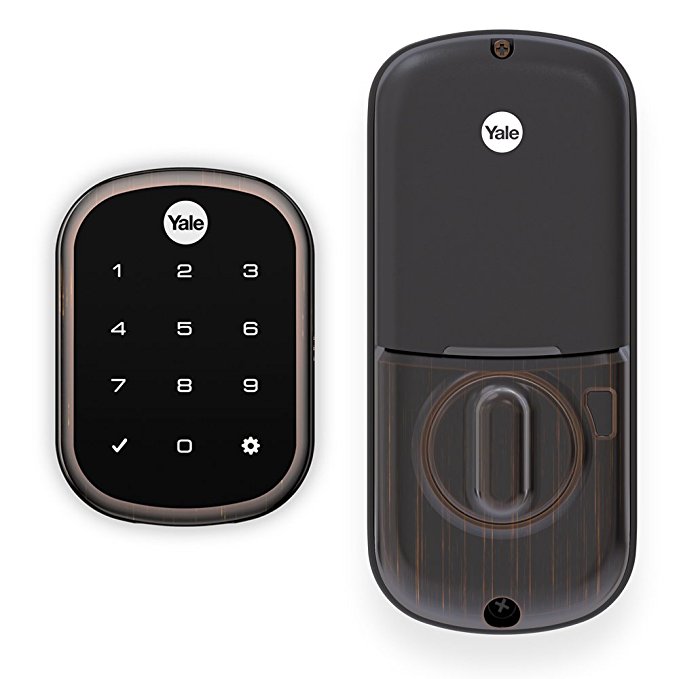 Yale Security YRD256-NR-0BP Assure Lock SL Slim Touchscreen deadbolt with motorized deadbolt, Oil Rubbed Bronze