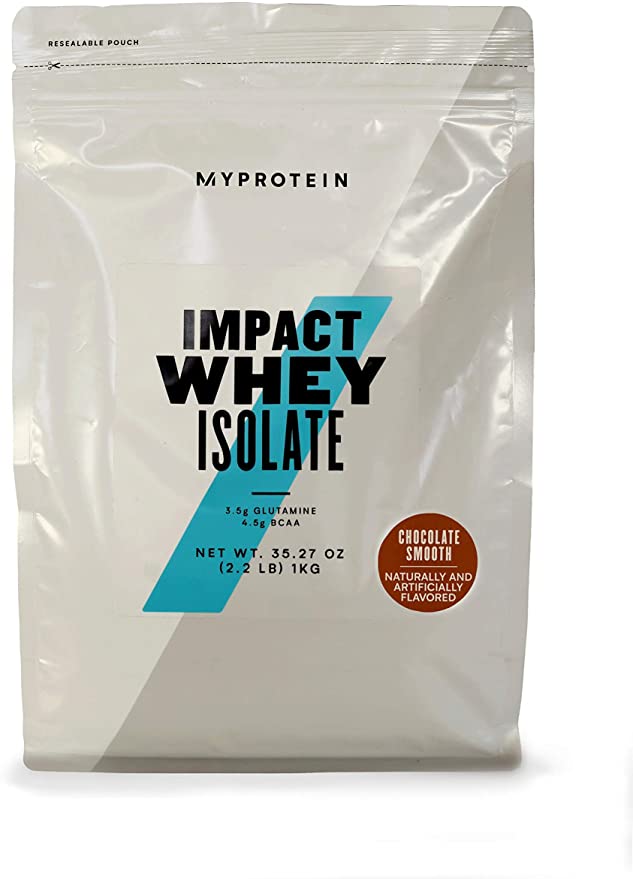 Myprotein Impact Whey Protein Powder. Muscle Building Supplements For Everyday Workout With Essential Amino Acid And Glutamine. Vegetarian, Low Fat And Carb Content - Chocolate Smooth, 1kg