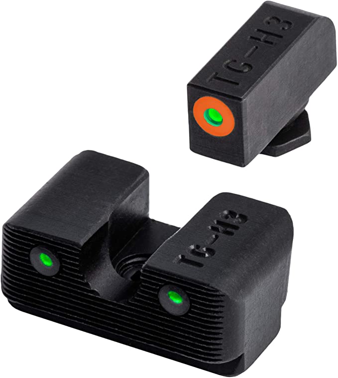 TRUGLO Tritium Pro Glow-in-The-Dark Handgun Night Sights for Glock Pistols