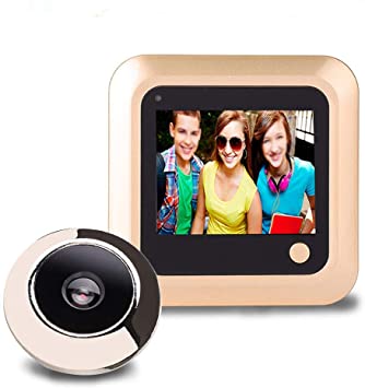 Digital Door Viewer 2.4 Inch LCD with Photo Storage 145 Degree Lens View Support TF Card Electronic Door Viewer for Home Security