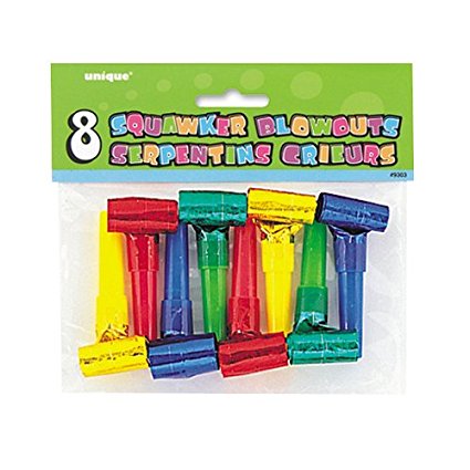 Prism Squawker Party Blowers, 8ct