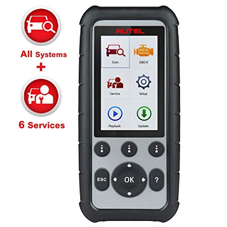 Autel MaxiDiag MD806 Pro OBD2 Scanner Diagnostic Scan Tool with All Systems Diagnosis, Auto VIN, Oil Reset, EPB, SAS, BMS, DPF, Throttle Services Adjust A/F Functions (Same Functions As MD808 Pro)