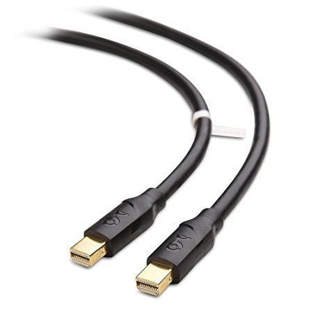Cable Matters® Gold-Plated Mini DisplayPort Cable in Black - 4K Resolution Ready - 2m