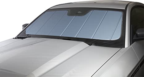 Covercraft UVS100 Custom Sunscreen | UV11707BL | Compatible with Select Tesla Model Y Models, Blue Metallic