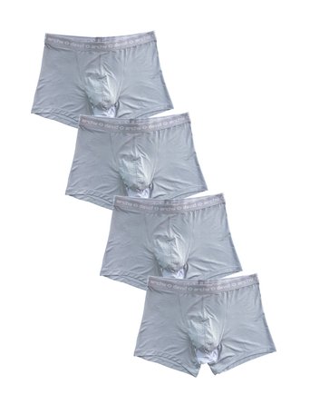 David Archy Mens 4 Pack Micro Modal Separate Pouches Trunks