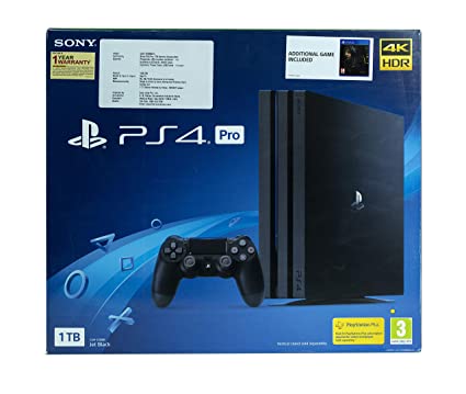 Sony PS4 PRO 1TB Console with Death Stranding Pasted Outside box