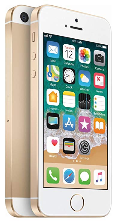Apple iPhone SE, GSM Unlocked, 64GB - Gold (Renewed)