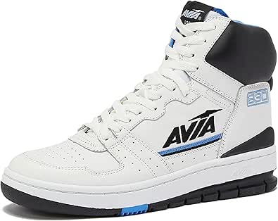 Avia 830 Men's Basketball Shoes, Retro High Top Sneakers for Men Indoor or Outdoor, Street or Court Size 7 to 16