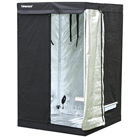 Yaheetech Hydroponic Indoor Garden Grow Tent Non Toxic Room (47"x 47"x 79'')