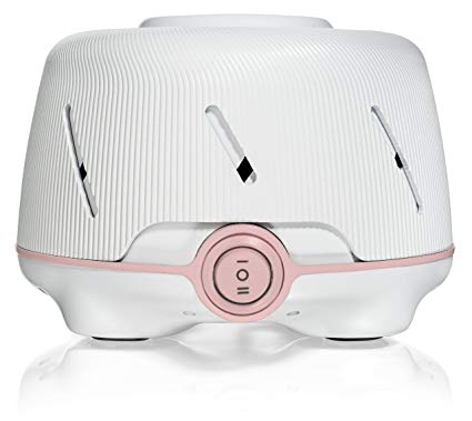 Marpac Dohm Natural White Noise Machine, White with Pink Accents