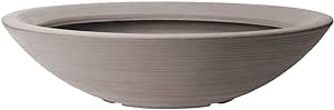 Stewart 5110047 Low Varese Bowl - Dark Brown,Dark Brown, 60x60x15 cm