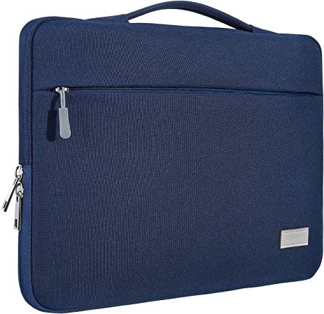 MoKo 13-13.3 Inch Laptop Sleeve Case Fits 13" MacBook Air M2/M1 2022-2018, 13"/14" MacBook Pro M2/M1 2022-2016, Surface pro 8, iPad Pro 12.9, Protective Carrying Bag with Pocket, Indigo