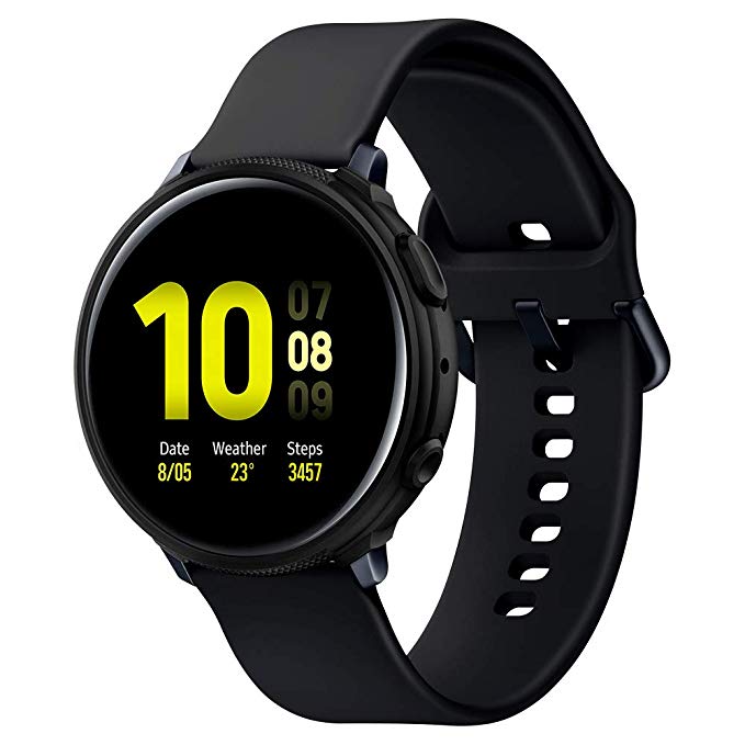 Spigen Liquid Air Armor Designed for Samsung Galaxy Watch Active 2 Case 44mm (2019) - Black