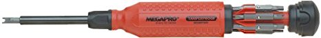 Megapro 151TP 15-In-1 Tamperproof Driver, Red/Black