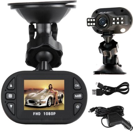 Pasonomi C600 1080P Full HD Car DVR 12 Ir LED Carcam G-sensor Camera 120A  Grade High-resolution Ultra Wide-angle Len