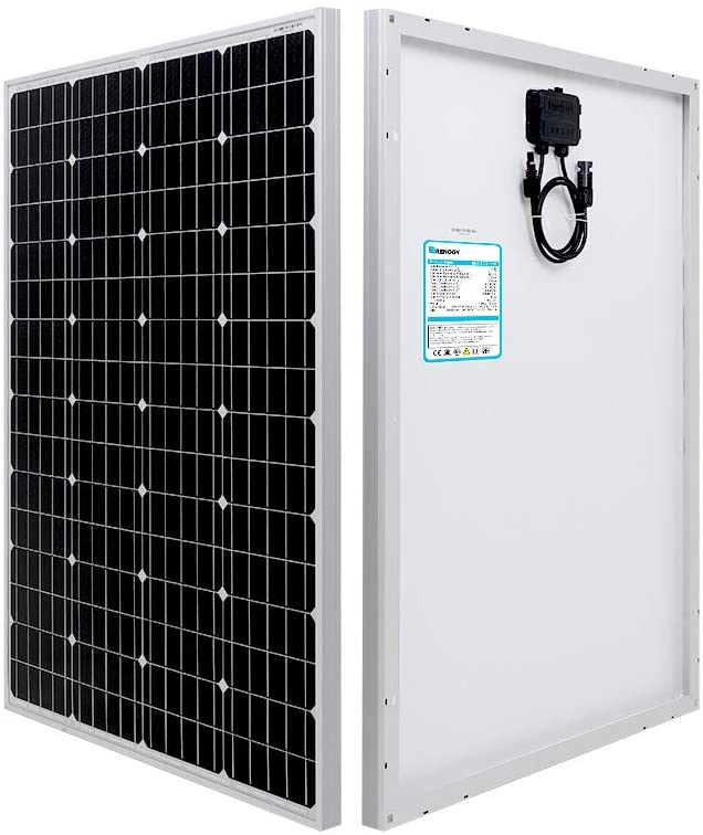 Renogy Solar Panel 100W 12V Solar Panel Mono New Edition for Battery Charging Boat, Caravan, RV and Any Other Off Grid Applications