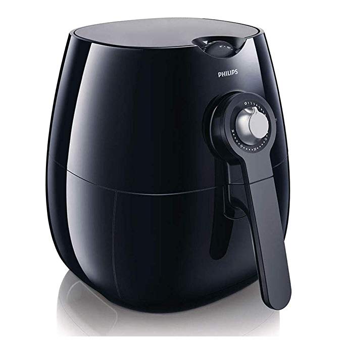 Philips HD9220/20 Air Fryer with Rapid Air Technology for Healthy Cooking, Baking and Grilling, Plastic, 1425 W, Black