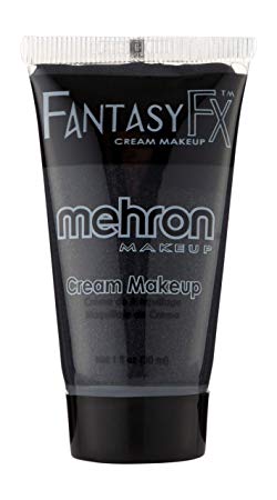Mehron Makeup Fantasy F/X Water Based Face & Body Paint (1 oz) (BLACK)