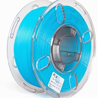 PRILINE PLA 1.75 3D Printer Filament, Dimensional Accuracy  /-0.03 mm, 1kg Spool,Fluorescent Blue