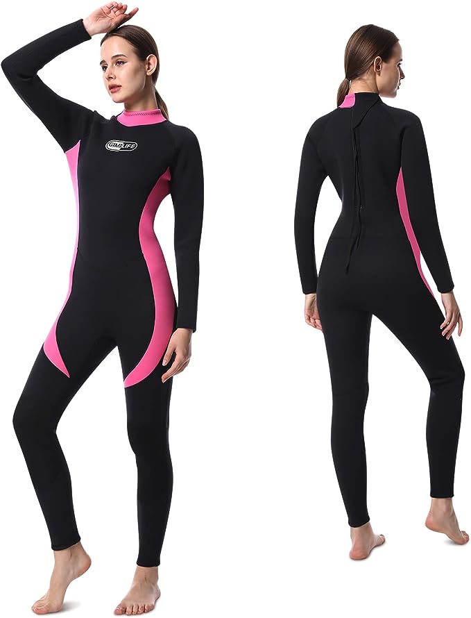 Wetsuits for Men Women, Mens Shorty/Full Body Diving Suit Wetsuit, 3MM Neoprene Wetsuit Women Wet Suit Women's for Diving Snorkeling Swimming Surfing
