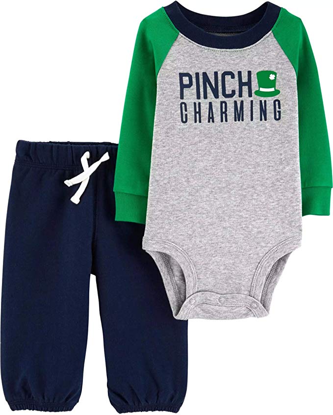 Carter's Baby Boys' Luckiest Baby Bodysuit and Pants Set