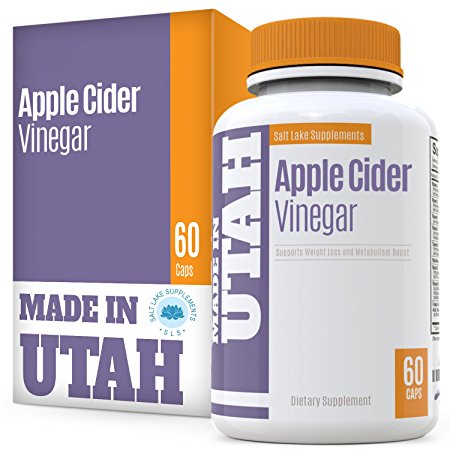 FLASH SALE - Apple Cider Vinegar - Natural Detox Capsules Which Promotes Weight Loss, Supports Circulation And Boosts Metabolism For A Healthier Heart