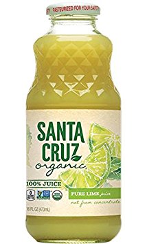Santa Cruz, Organic 100% Lime Juice, 16 oz