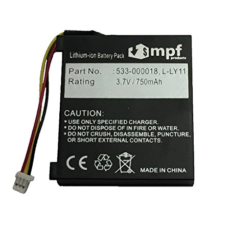 750mAh High Capacity Extended L-LY11 F12440097 553-000018 Battery Replacement for Logitech MX Revolution Laser Mouse M-RBQ124