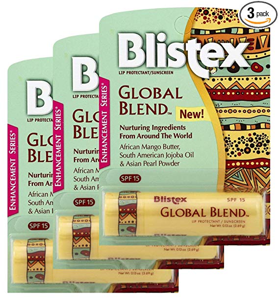 Blistex Global Blend, 0.13 oz (Bundle of 3)