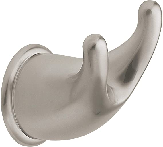 Moen YB8003SN Mason Robe Hook, Satin Nickel