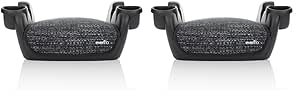 Evenflo GoTime No Back Booster Car Seat (Static Black) (Pack of 2)