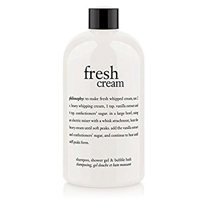 Philosophy Fresh Cream Shampoo, Shower Gel & Bubble Bath for Unisex, 16 Ounce