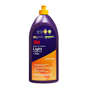 3M Perfect-It Gelcoat Light Cutting Polish   Wax (36110) – For Boats and RVs – 1 Quart