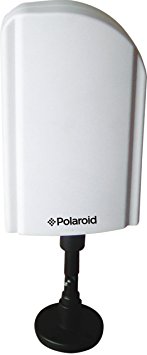 Polaroid 75 Mile HDTV Antenna - Receives Free HDTV Broadcast Channels, 75 Mile Reception, Enhanced Quality & Sound