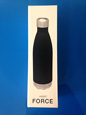 New H2GO Force Stainless Steel 17 oz. Double Wall Vacuum Thermal Bottle Thermos