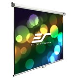 Elite Screens Manual B Series 100-Inch Diagonal 169 Pull-Down Projection Screen with Auto Lock Model M100H